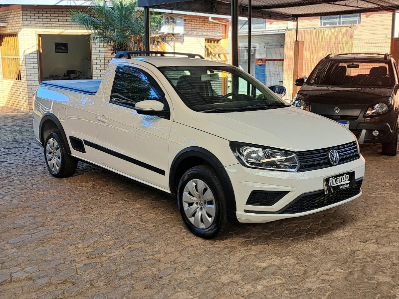 VOLKSWAGEN SAVEIRO TRENDLINE 1.6 T.FLEX 8V 2017/2017 RICARDO VEÍCULOS TEUTÔNIA / Carros no Vale