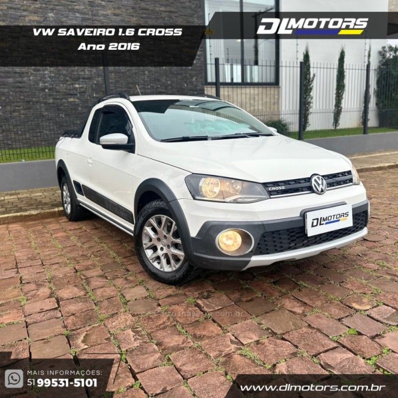 VOLKSWAGEN SAVEIRO 1.6 CROSS CE 16V 2016/2016 DL MOTORS LAJEADO / Carros no Vale