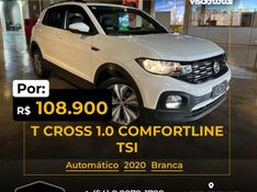 Volkswagen T-Cross COMFORTLINE TSI 2020/2020 CARRO AUTOMARCAS CAXIAS DO SUL / Carros no Vale