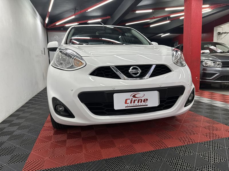 Nissan MARCH SV 1.6 16V FlexStart Mec. 2018/2019 CIRNE AUTOMÓVEIS SANTA MARIA / Carros no Vale