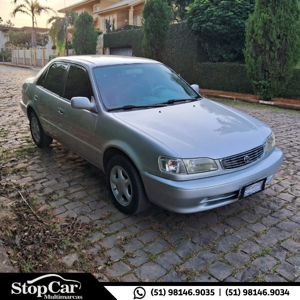 TOYOTA COROLLA 1.8 XEI 16V GASOLINA 4P AUTOMÁTICO 2000/2000 STOPCAR MULTIMARCAS ESTRELA / Carros no Vale