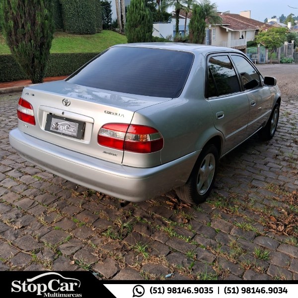 TOYOTA COROLLA 1.8 XEI 16V GASOLINA 4P AUTOMÁTICO 2000/2000 STOPCAR MULTIMARCAS ESTRELA / Carros no Vale