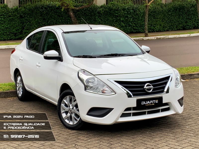 NISSAN VERSA SV 1.6 16V FLEXSTART 2019/2020 DUARTE VEÍCULOS PORTO ALEGRE / Carros no Vale