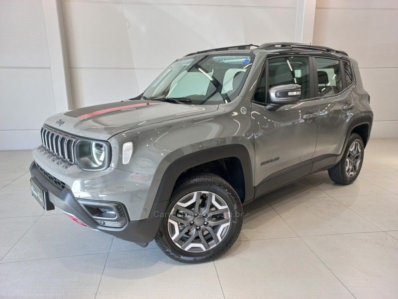 JEEP RENEGADE 1.3 TRAILHAWK T270 16V TURBO 4×4 2024/2025 ÓTIMA CAR FLORES DA CUNHA / Carros no Vale