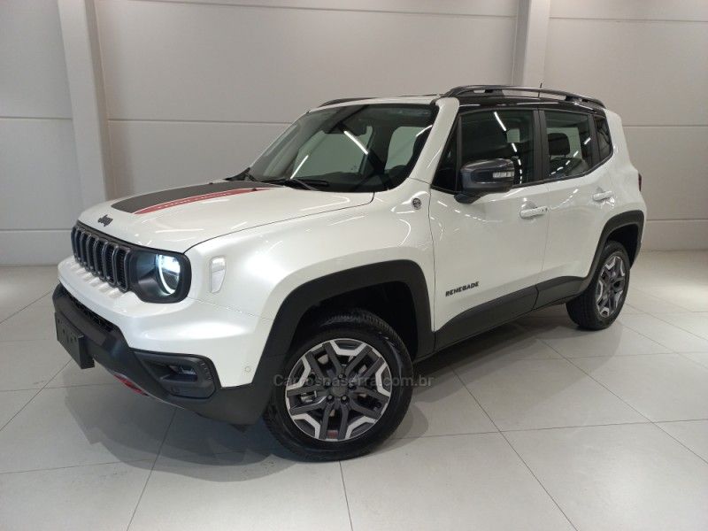 JEEP RENEGADE 1.3 TRAILHAWK T270 16V TURBO 4×4 2024/2025 ÓTIMA CAR FLORES DA CUNHA / Carros no Vale