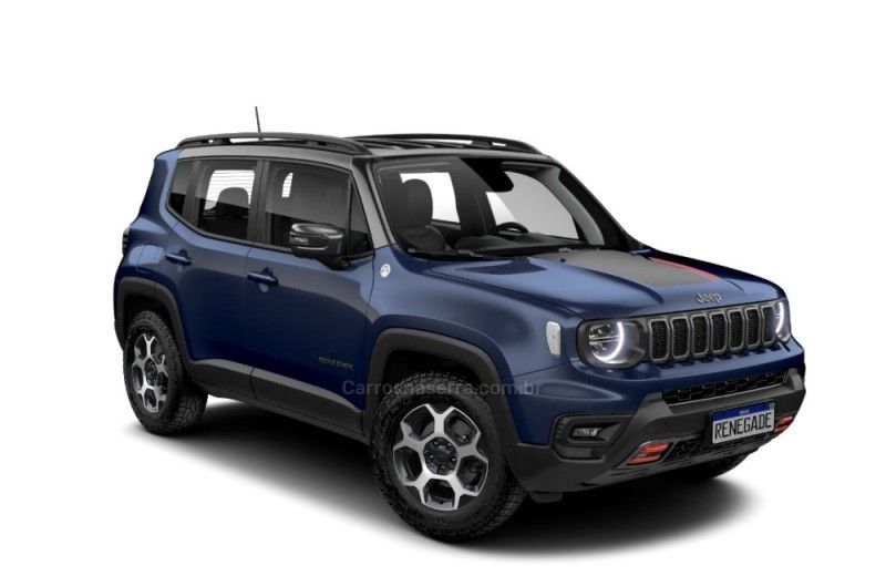 JEEP RENEGADE 1.3 TRAILHAWK T270 16V TURBO 4×4 2024/2025 ÓTIMA CAR FLORES DA CUNHA / Carros no Vale