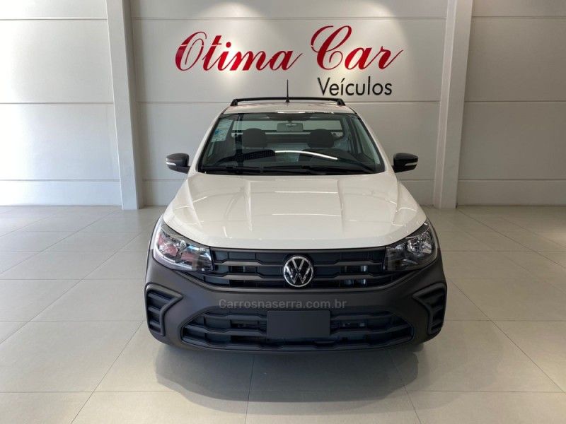 VOLKSWAGEN SAVEIRO 1.6 MSI ROBUST CS 8V 2024/2025 ÓTIMA CAR FLORES DA CUNHA / Carros no Vale