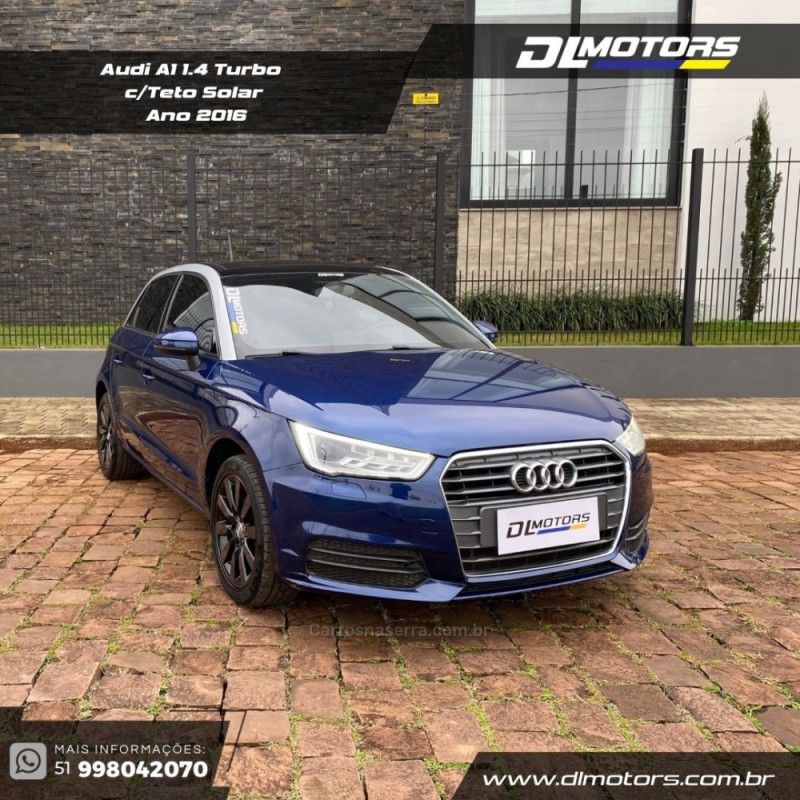 AUDI A1 1.4 TFSI SPORTBACK ATTRACTION 16V 122CV S-TRONIC 2016/2016 DL MOTORS LAJEADO / Carros no Vale