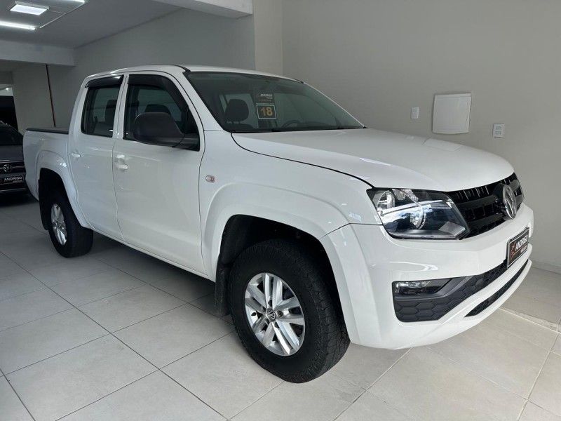 VOLKSWAGEN AMAROK 2.0 SE 4X4 CD 16V TURBO INTERCOOLER 2018/2018 ANDRIGO VEÍCULOS CAXIAS DO SUL / Carros no Vale