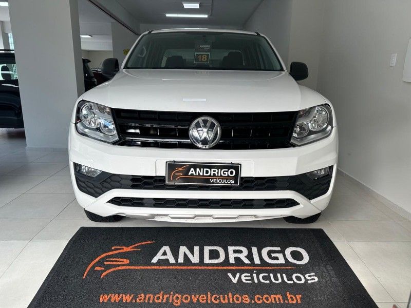 VOLKSWAGEN AMAROK 2.0 SE 4X4 CD 16V TURBO INTERCOOLER 2018/2018 ANDRIGO VEÍCULOS CAXIAS DO SUL / Carros no Vale