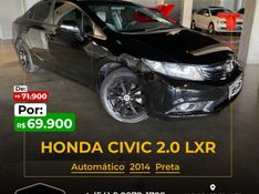 Honda Civic LXR 2013/2014 CARRO AUTOMARCAS CAXIAS DO SUL / Carros no Vale