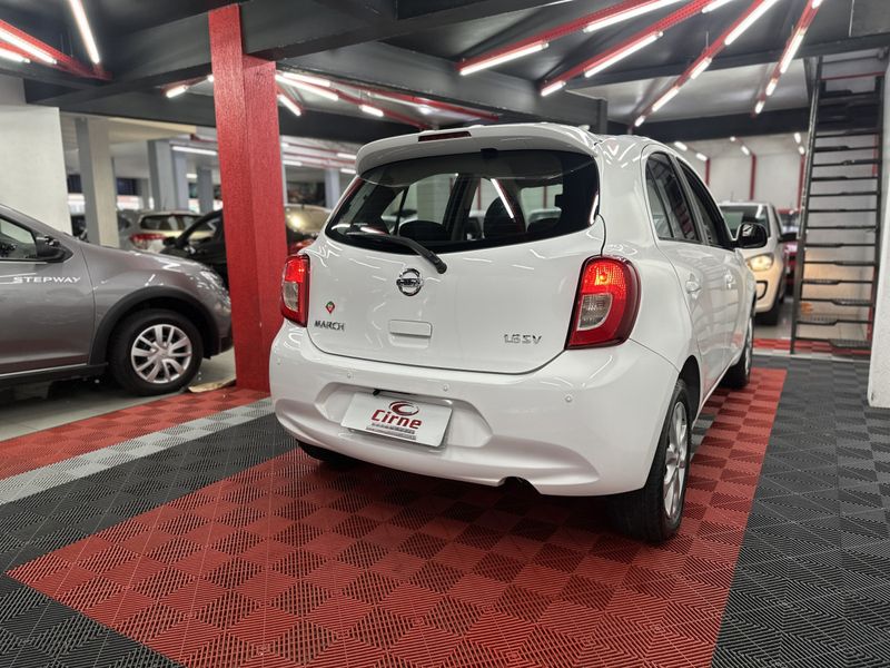 Nissan MARCH SV 1.6 16V FlexStart Mec. 2018/2019 CIRNE AUTOMÓVEIS SANTA MARIA / Carros no Vale