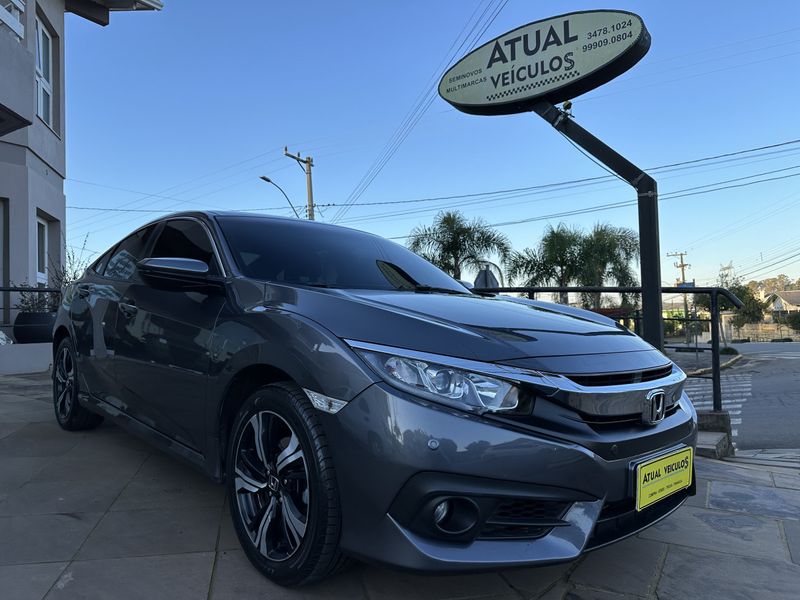 Honda Civic Sedan EXL 2.0 16V 2019/2019 ATUAL VEÍCULOS VISTA ALEGRE DO PRATA / Carros no Vale