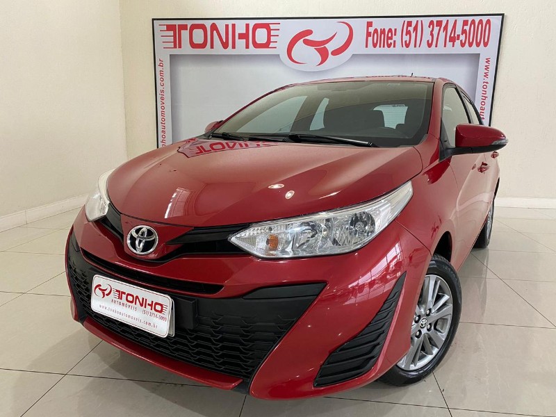 TOYOTA YARIS 1.5 XL PLUS CONNECT 16V 2021/2022 TONHO AUTOMÓVEIS LAJEADO / Carros no Vale