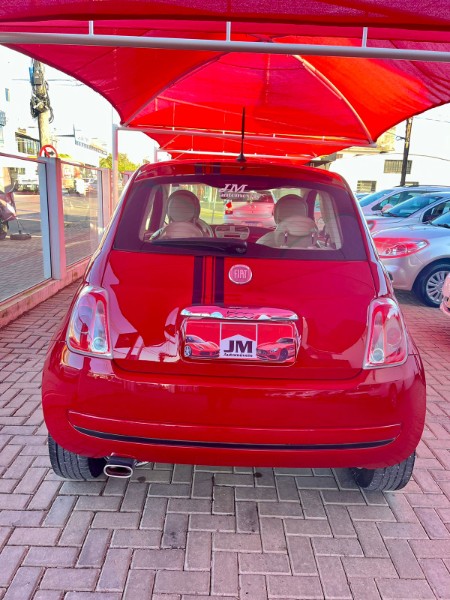 FIAT 500 1.4 CULT EVO 2011/2012 JM AUTOMÓVEIS VENÂNCIO AIRES / Carros no Vale