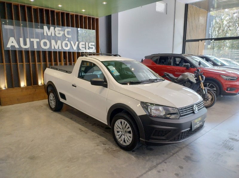 VOLKSWAGEN SAVEIRO 1.6 MSI ROBUST CS 8V 2022/2023 M&C AUTOMÓVEIS CAXIAS DO SUL / Carros no Vale