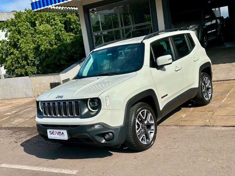 JEEP RENEGADE LONGITUDE 1.8 16V FLEX 2020/2021 SÉTIMA VEÍCULOS GUAPORÉ / Carros no Vale