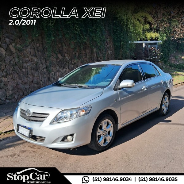 TOYOTA COROLLA 2.0 XEI 2011/2011 STOPCAR MULTIMARCAS ESTRELA / Carros no Vale