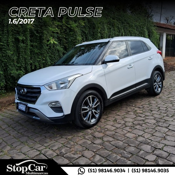 HYUNDAI CRETA 1.6 16V PULSE 2017/2017 STOPCAR MULTIMARCAS ESTRELA / Carros no Vale