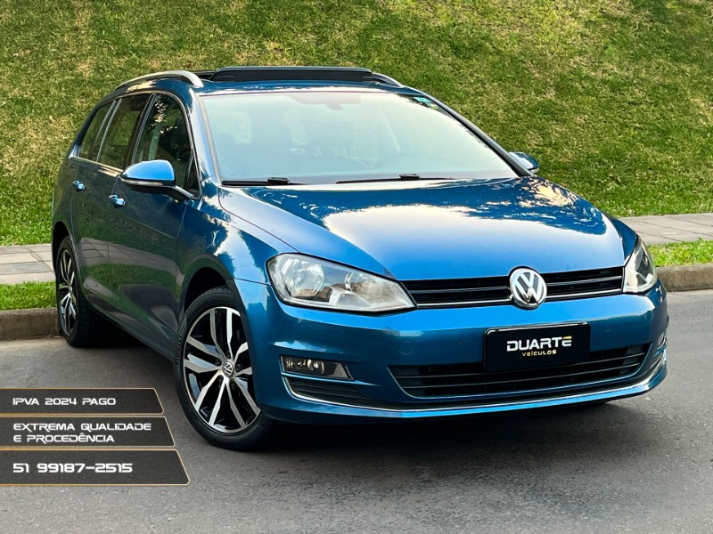 VOLKSWAGEN GOLF VARIANT 1.4 TSI HIGHLINE 16V 2015/2015 DUARTE VEÍCULOS PORTO ALEGRE / Carros no Vale