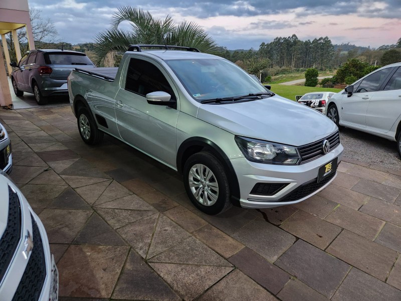 VOLKSWAGEN SAVEIRO TRENDILINE CS 1.6 MSI TOTAL FLEX 2018/2019 TS VEÍCULOS ANTA GORDA / Carros no Vale