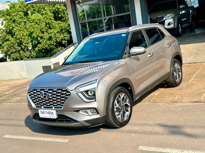 HYUNDAI CRETA LIMITED 1.0 TB 12V 2021/2022 SÉTIMA VEÍCULOS GUAPORÉ / Carros no Vale