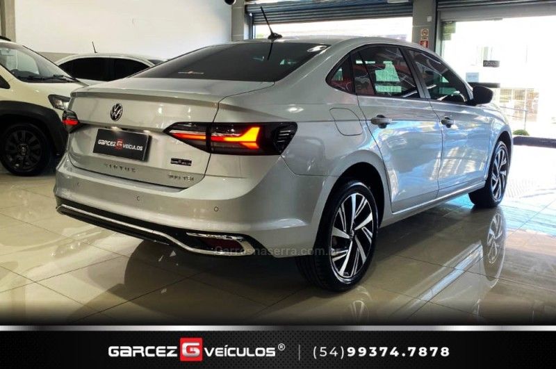 VOLKSWAGEN VIRTUS 1.0 200 TSI HIGHLINE 2023/2024 GARCEZ VEÍCULOS BENTO GONÇALVES / Carros no Vale