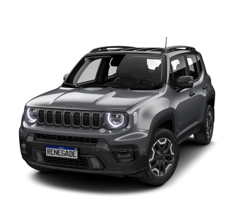 JEEP RENEGADE 1.3 16V ALTITUDE T270 TURBO 2024/2025 ÓTIMA CAR FLORES DA CUNHA / Carros no Vale