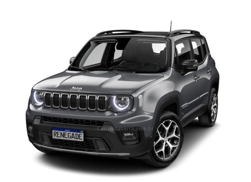 JEEP RENEGADE 1.3 16V SAHARA T270 TURBO 2024/2025 ÓTIMA CAR FLORES DA CUNHA / Carros no Vale