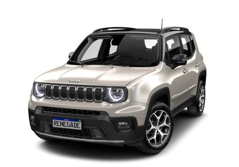 JEEP RENEGADE 1.3 16V SAHARA T270 TURBO 2024/2025 ÓTIMA CAR FLORES DA CUNHA / Carros no Vale