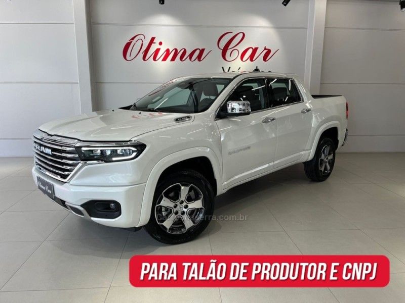 RAM RAMPAGE 2.0 LARAMIE 4X4 TURBO 2024/2024 ÓTIMA CAR FLORES DA CUNHA / Carros no Vale