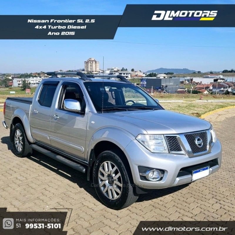 NISSAN FRONTIER 2.5 SL 4X4 CD TURBO ELETRONIC 2015/2015 DL MOTORS LAJEADO / Carros no Vale