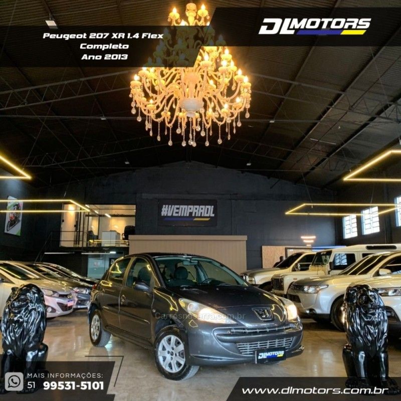 PEUGEOT 207 1.4 XR 8V 2013/2013 DL MOTORS LAJEADO / Carros no Vale