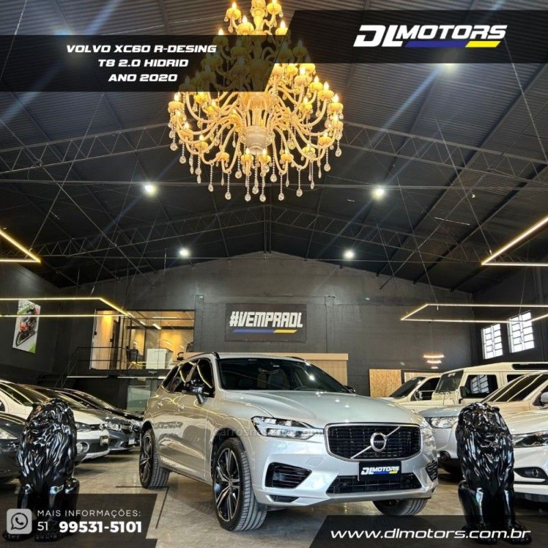 VOLVO XC60 2.0 T8 R DESIGN HYBRID 2020/2020 DL MOTORS LAJEADO / Carros no Vale