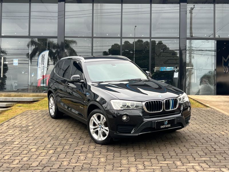 BMW X3 XDRIVE 20i 2.0/X-Line Bi-TB Flex Aut. 2016/2016 CONCEPT MOTORS PASSO FUNDO / Carros no Vale