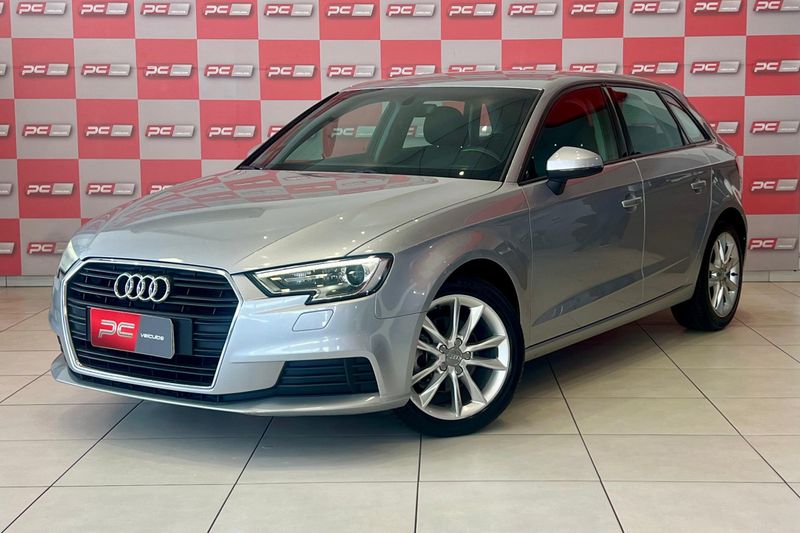 Audi A3 Sportback 1.4 TFSI S-tronic 2016/2017 PC VEÍCULOS SANTA CRUZ DO SUL / Carros no Vale