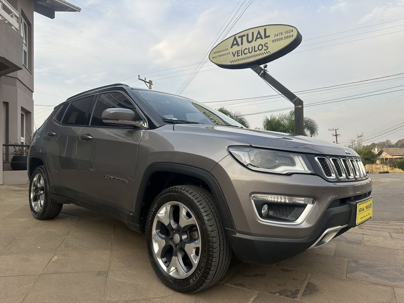 Jeep COMPASS LIMITED 2.0 4×4 16V 2018/2018 ATUAL VEÍCULOS VISTA ALEGRE DO PRATA / Carros no Vale