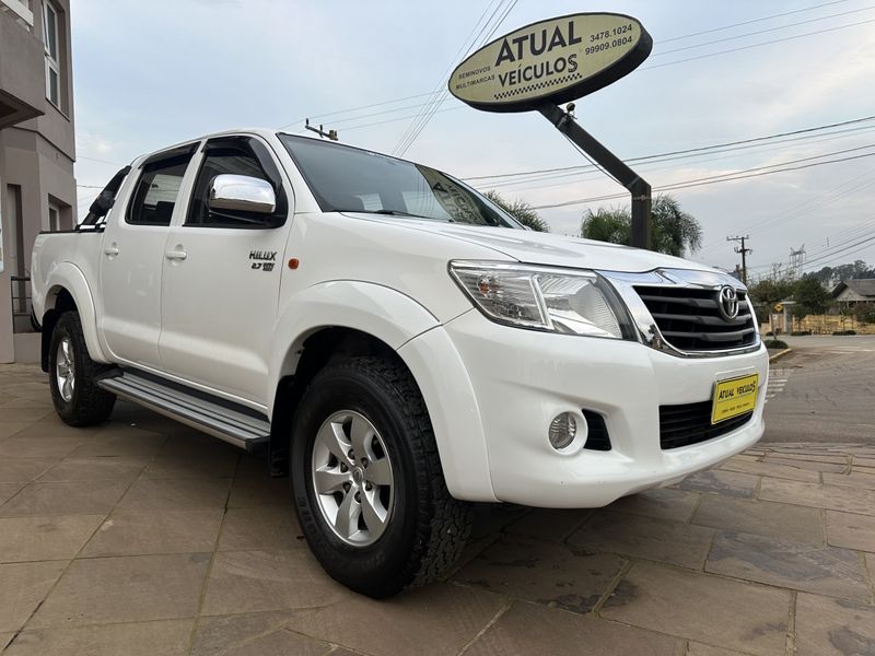 Toyota Hilux CD SR 4×2 2.7 16V/ 2013/2013 ATUAL VEÍCULOS VISTA ALEGRE DO PRATA / Carros no Vale