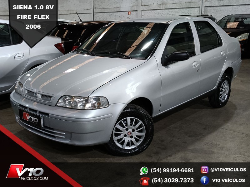 FIAT SIENA 1.0 MPI 8V FIRE FLEX 2005/2006 V10 VEÍCULOS CAXIAS DO SUL / Carros no Vale