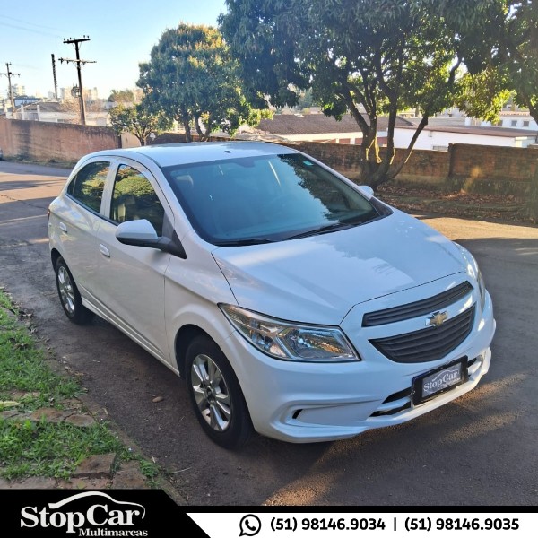 CHEVROLET ONIX 1.0 LS 2015/2015 STOPCAR MULTIMARCAS ESTRELA / Carros no Vale