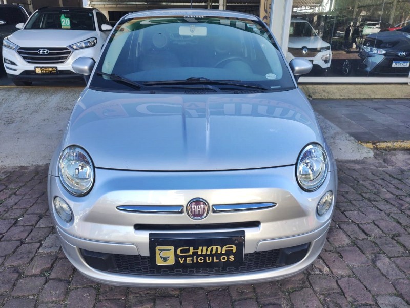 FIAT 500 1.4 CULT EVO /2012 CHIMA VEÍCULOS VENÂNCIO AIRES / Carros no Vale