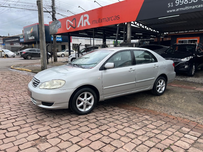 TOYOTA COROLLA 1.8 XEI 16V GASOLINA 4P MANUAL 2004/2004 AR MULTIMARCAS VENÂNCIO AIRES / Carros no Vale