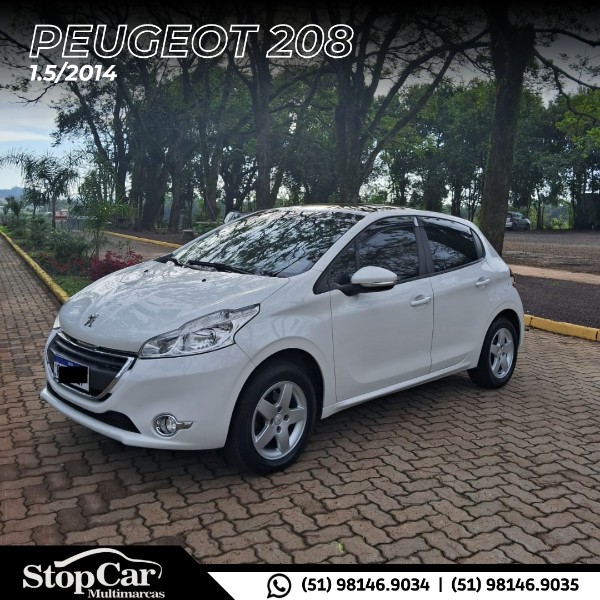 PEUGEOT 208 1.5 ALLURE 8V 2014/2014 STOPCAR MULTIMARCAS ESTRELA / Carros no Vale