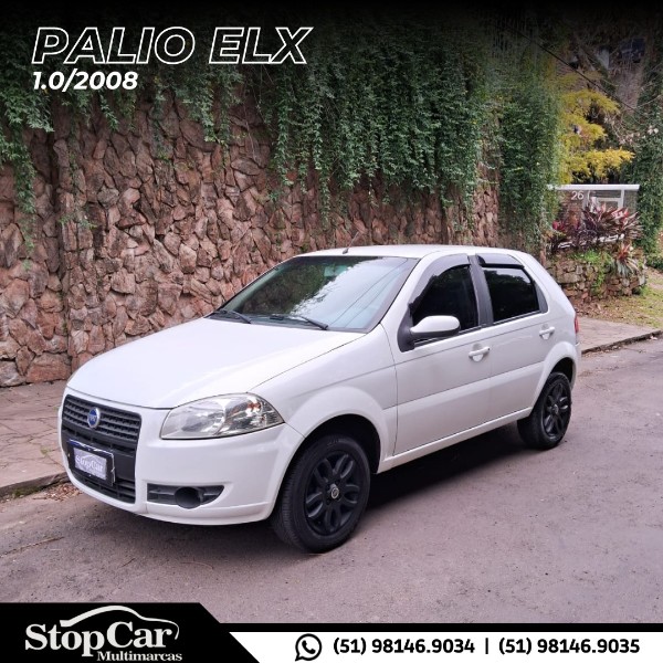 FIAT PALIO 1.0 ELX 2008/2008 STOPCAR MULTIMARCAS ESTRELA / Carros no Vale