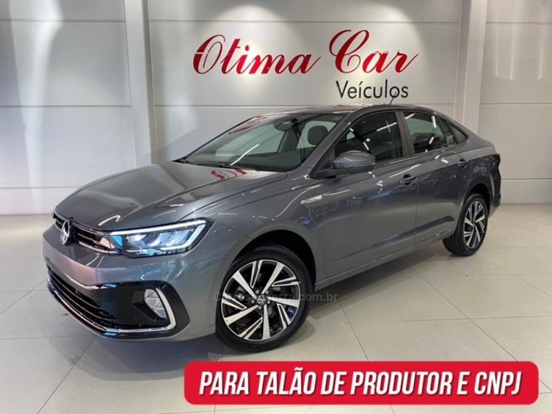 VOLKSWAGEN VIRTUS 1.0 200 TSI HIGHLINE 2024/2024 ÓTIMA CAR FLORES DA CUNHA / Carros no Vale