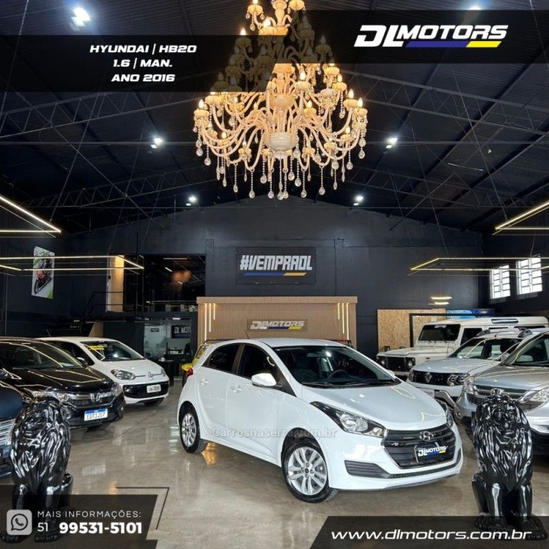 HYUNDAI HB20 1.6 COMFORT 16V 2016/2016 DL MOTORS LAJEADO / Carros no Vale