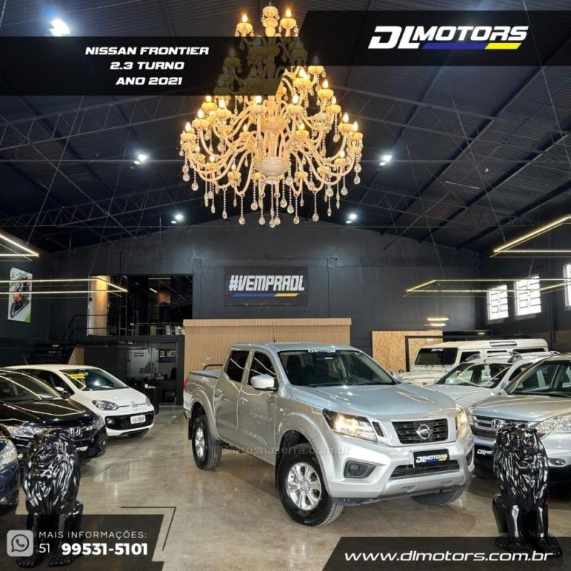 NISSAN FRONTIER 2.3 S 16V 4X4 CD TURBO 2021/2021 DL MOTORS LAJEADO / Carros no Vale