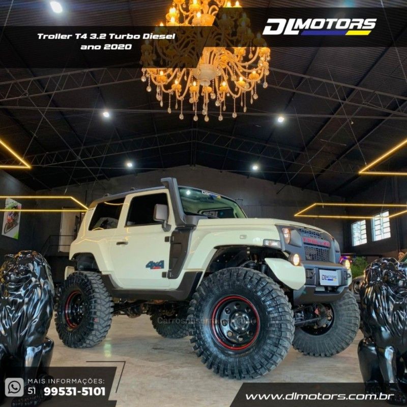 TROLLER T4 3.2 CONNECT 4X4 TURBO INTERCOOLER TETO RIGIDO 2020/2020 DL MOTORS LAJEADO / Carros no Vale