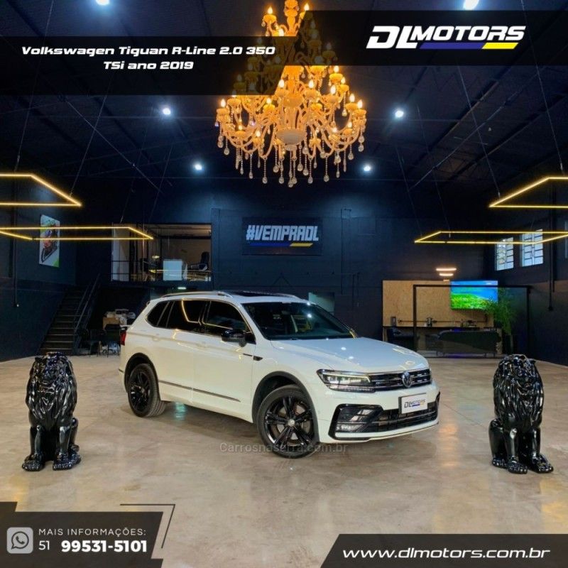 VOLKSWAGEN TIGUAN 2.0 TSI R-LINE 16V TURBO TIPTRONIC 2019/2019 DL MOTORS LAJEADO / Carros no Vale