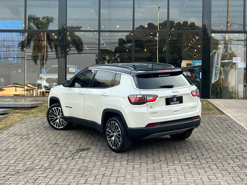 Jeep Compass LIMITED T270 1.3 TB 4×2 Flex Aut 2022/2023 CONCEPT MOTORS PASSO FUNDO / Carros no Vale